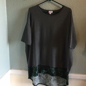 Dark Gray Irma with Paisley